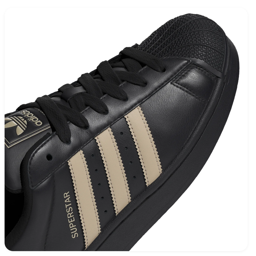 Adidas Superstar Core Black Wonder Beige