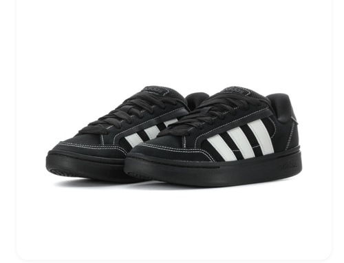 Adidas Grand Court Alpha Triple Black White Stripes