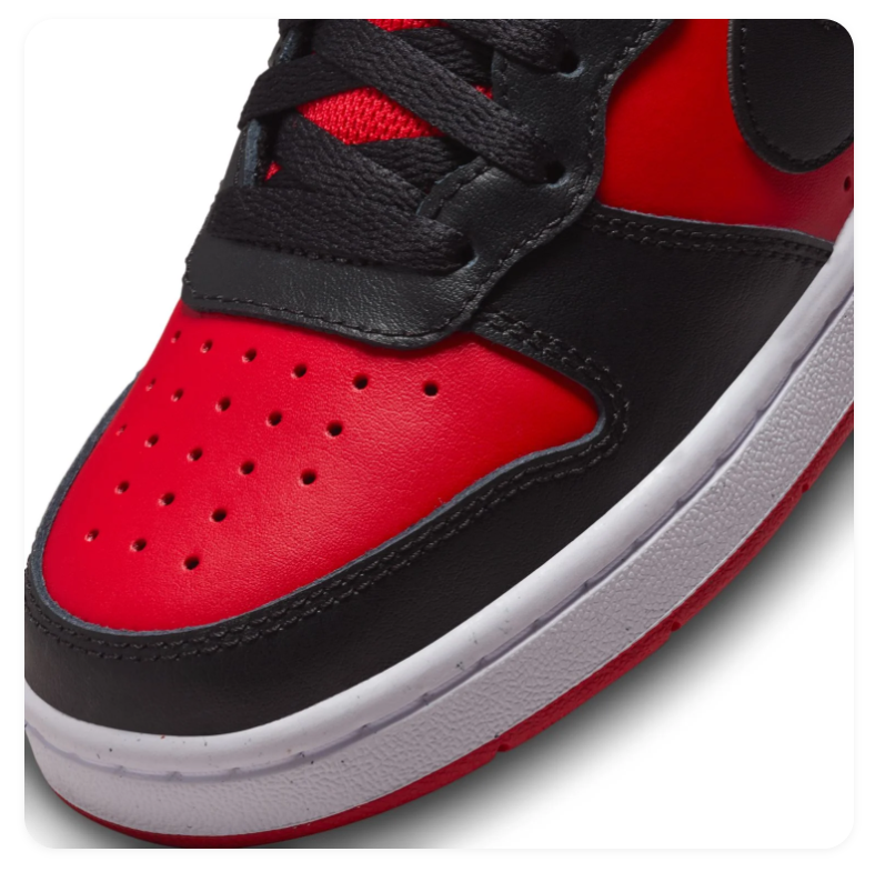 Nike Court Borough Mid 2 Black University Red